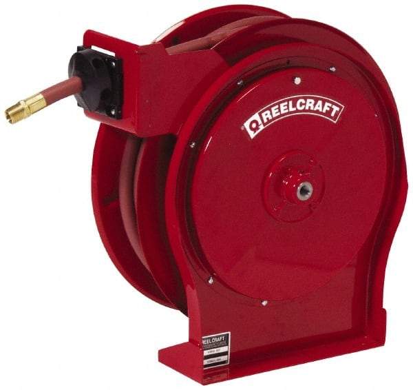 Reelcraft - 35' Spring Retractable Hose Reel - 300 psi, Hose Included - USA Tool & Supply