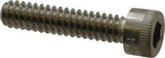 Holo-Krome - #10-24 UNC Hex Socket Drive, Socket Cap Screw - Grade 18-8 Stainless Steel, Uncoated, Fully Threaded, 7/8" Length Under Head - USA Tool & Supply