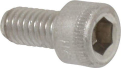 Holo-Krome - #10-32 UNF Hex Socket Drive, Socket Cap Screw - Grade 18-8 Stainless Steel, Uncoated, Fully Threaded, 3/8" Length Under Head - USA Tool & Supply