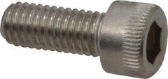 Holo-Krome - #10-32 UNF Hex Socket Drive, Socket Cap Screw - Grade 18-8 Stainless Steel, Uncoated, Fully Threaded, 1/2" Length Under Head - USA Tool & Supply