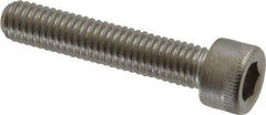 Holo-Krome - #10-32 UNF Hex Socket Drive, Socket Cap Screw - Grade 18-8 Stainless Steel, Uncoated, Fully Threaded, 1" Length Under Head - USA Tool & Supply