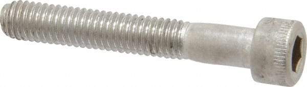 Holo-Krome - #10-32 UNF Hex Socket Drive, Socket Cap Screw - Grade 18-8 Stainless Steel, Uncoated, Partially Threaded, 1-1/4" Length Under Head - USA Tool & Supply