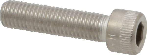 Holo-Krome - 1/4-28 UNF Hex Socket Drive, Socket Cap Screw - Grade 18-8 Stainless Steel, Uncoated, Fully Threaded, 1" Length Under Head - USA Tool & Supply