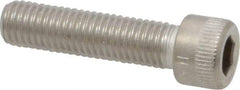 Holo-Krome - 1/4-28 UNF Hex Socket Drive, Socket Cap Screw - Grade 18-8 Stainless Steel, Uncoated, Fully Threaded, 1" Length Under Head - USA Tool & Supply