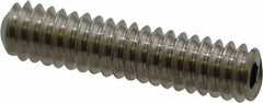 Value Collection - #2-56 UNC, 3/8" OAL, Cup Point Set Screw - Grade 18-8 Stainless Steel, 0.035" Key - USA Tool & Supply