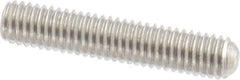 Value Collection - #10-32 UNF, 1" OAL, Cup Point Set Screw - Grade 18-8 Stainless Steel, 3/32" Key - USA Tool & Supply