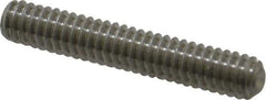 Value Collection - 1/4-20 UNC, 1-1/2" OAL, Cup Point Set Screw - Grade 18-8 Stainless Steel, 1/8" Key - USA Tool & Supply