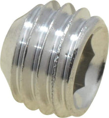 Value Collection - 1/4-28 UNF, 3/16" OAL, Cup Point Set Screw - Grade 18-8 Stainless Steel, 1/8" Key - USA Tool & Supply