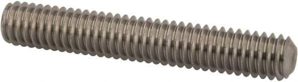 Value Collection - 5/16-18 UNC, 2" OAL, Cup Point Set Screw - Grade 18-8 Stainless Steel, 3/32" Key - USA Tool & Supply