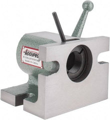 Accupro - Series 5C, 1/32 to 1-1/8" Collet Capacity, Horizontal/Vertical Standard Collet Holding Fixture - Manually Activated, 5" Base Diam Width, 4" High - USA Tool & Supply