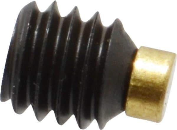 Made in USA - 5/16-18 UNC, 5/16" Length of Thread, Soft Tip Point Set Screw - Grade 8 Alloy Steel - USA Tool & Supply