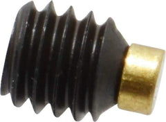 Made in USA - 5/16-18 UNC, 5/16" Length of Thread, Soft Tip Point Set Screw - Grade 8 Alloy Steel - USA Tool & Supply