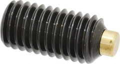 Made in USA - 1/2-13 UNC, 1" Length of Thread, Soft Tip Point Set Screw - Grade 8 Alloy Steel - USA Tool & Supply