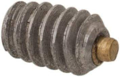 Made in USA - #2-56 UNC, 1/8" Length of Thread, Soft Tip Point Set Screw - Grade 18-8 Stainless Steel - USA Tool & Supply