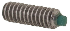 Made in USA - #2-56 UNC, 1/4" Length of Thread, Soft Tip Point Set Screw - Grade 18-8 Stainless Steel - USA Tool & Supply
