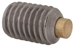 Made in USA - 1/2-13 UNC, 3/4" Length of Thread, Soft Tip Point Set Screw - Grade 18-8 Stainless Steel - USA Tool & Supply