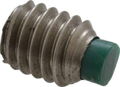 Made in USA - 5/16-18 UNC, 3/8" Length of Thread, Soft Tip Point Set Screw - Grade 18-8 Stainless Steel - USA Tool & Supply