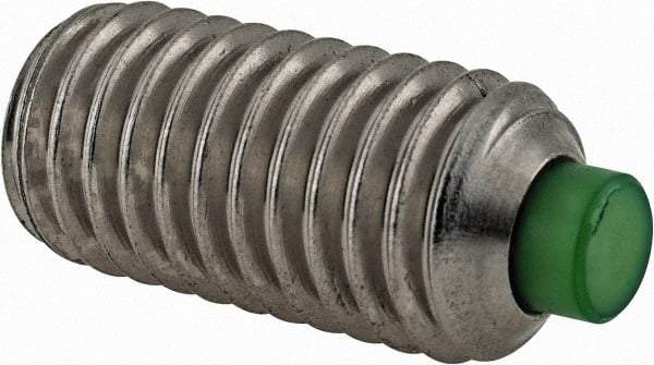 Made in USA - 1/2-13 UNC, 1" Length of Thread, Soft Tip Point Set Screw - Grade 18-8 Stainless Steel - USA Tool & Supply