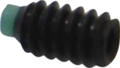 Made in USA - #4-40 UNC, 3/16" Length of Thread, Soft Tip Point Set Screw - Grade 8 Alloy Steel - USA Tool & Supply