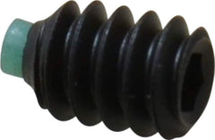 Made in USA - #6-32 UNC, 3/16" Length of Thread, Soft Tip Point Set Screw - Grade 8 Alloy Steel - USA Tool & Supply