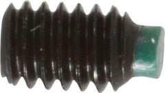 Made in USA - #8-32 UNC, 1/4" Length of Thread, Soft Tip Point Set Screw - Grade 8 Alloy Steel - USA Tool & Supply