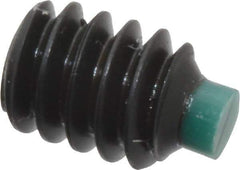 Made in USA - #10-24 UNC, 1/4" Length of Thread, Soft Tip Point Set Screw - Grade 8 Alloy Steel - USA Tool & Supply
