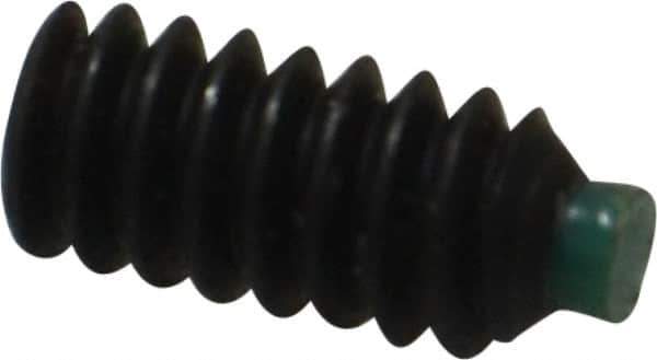 Made in USA - #10-24 UNC, 3/8" Length of Thread, Soft Tip Point Set Screw - Grade 8 Alloy Steel - USA Tool & Supply