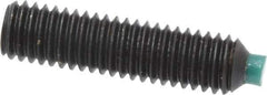 Made in USA - #10-32 UNF, 3/4" Length of Thread, Soft Tip Point Set Screw - Grade 8 Alloy Steel - USA Tool & Supply