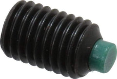 Made in USA - 1/4-28 UNF, 3/8" Length of Thread, Soft Tip Point Set Screw - Grade 8 Alloy Steel - USA Tool & Supply