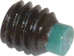 Made in USA - M4, 4mm Length of Thread, Soft Tip Point Set Screw - Grade 8 Alloy Steel - USA Tool & Supply