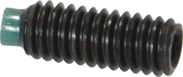 Made in USA - M4, 10mm Length of Thread, Soft Tip Point Set Screw - Grade 8 Alloy Steel - USA Tool & Supply