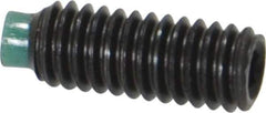 Made in USA - M4, 10mm Length of Thread, Soft Tip Point Set Screw - Grade 8 Alloy Steel - USA Tool & Supply