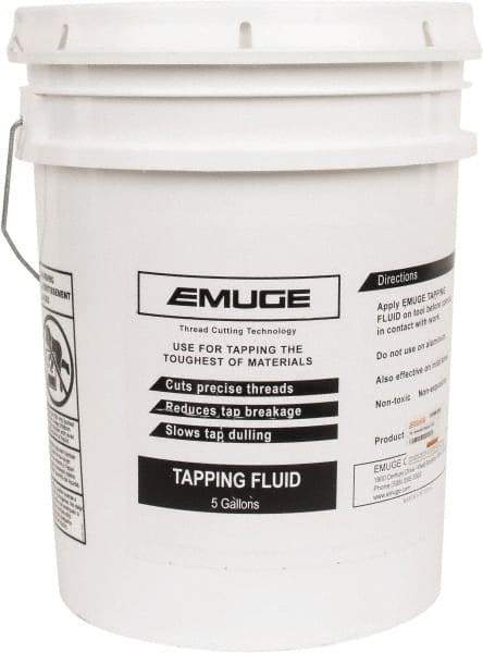 Emuge - 5 Gal Can Tapping Fluid - Synthetic - USA Tool & Supply