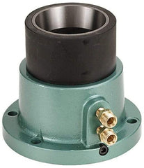 Eagle Rock - Series 5C Step, 2" Collet Capacity, Horizontal Standard Collet Holding Fixture - Air Activated, 5-1/2" Base Diam Width, 4-3/4" High - USA Tool & Supply