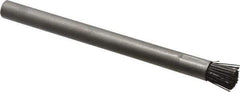 Gordon Brush - Parts Washer Flow-Through Brush - 1/2" Long, Stainless Steel/Nylon Bristles - USA Tool & Supply