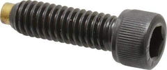 Made in USA - 5/16-18 UNC Hex Socket Drive, Socket Cap Screw - Alloy Steel, Black Oxide Finish, Fully Threaded, 1" Length Under Head - USA Tool & Supply