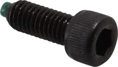 Made in USA - #10-32 UNF Hex Socket Drive, Socket Cap Screw - Alloy Steel, Black Oxide Finish, Fully Threaded, 1/2" Length Under Head - USA Tool & Supply