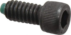Made in USA - 1/4-20 UNC Hex Socket Drive, Socket Cap Screw - Alloy Steel, Black Oxide Finish, Fully Threaded, 1/2" Length Under Head - USA Tool & Supply