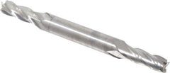 Niagara Cutter - 13/64", 1/2" LOC, 1/4" Shank Diam, 2-1/2" OAL, 4 Flute, Solid Carbide Square End Mill - Double End, Uncoated, Spiral Flute, 30° Helix, Centercutting, Right Hand Cut, Right Hand Flute, Series CSD430 - USA Tool & Supply