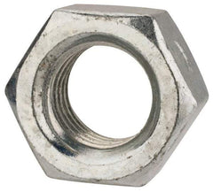 Value Collection - 5/8-11 UNC Grade 2 Two Way Lock Nut with Distorted Thread - 15/16" Width Across Flats, 35/64" High, Zinc-Plated Finish - USA Tool & Supply