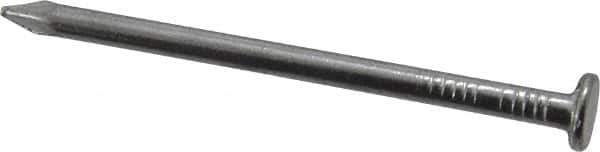 Value Collection - 6D, 12 Gauge, 2" OAL Common Nails - Ring Shank, Grade 2 Steel, Bright Finish - USA Tool & Supply