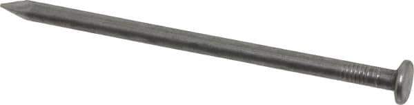 Value Collection - 10D, 9 Gauge, 3" OAL Common Nails - Ring Shank, Grade 2 Steel, Bright Finish - USA Tool & Supply