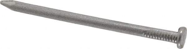 Value Collection - 6D, 12 Gauge, 2" OAL Common Nails - Ring Shank, Grade 2 Steel, Bright Finish - USA Tool & Supply