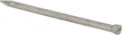 Value Collection - 4D, 15 Gauge, 1-1/2" OAL Finishing Nails - Smooth Shank, Grade 2 Steel, Galvanized Finish - USA Tool & Supply