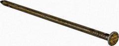 Value Collection - 10D, 11 Gauge, 3" OAL Sinker Nails - Smooth Shank, Grade 2 Steel, Cement Coated Finish - USA Tool & Supply