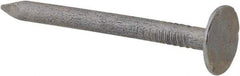 Value Collection - 11 Gauge, 1-1/2" OAL Roofing Nails - Ring Shank, Grade 2 Steel, Galvanized Finish - USA Tool & Supply