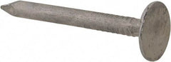 Value Collection - 11 Gauge, 1-1/4" OAL Roofing Nails - Ring Shank, Grade 2 Steel, Galvanized Finish - USA Tool & Supply