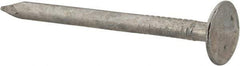 Value Collection - 11 Gauge, 1-3/4" OAL Roofing Nails - Ring Shank, Grade 2 Steel, Galvanized Finish - USA Tool & Supply