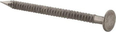 Value Collection - 13 Gauge, 1-3/4" OAL Underlayment Nails - Annular Thread Shank, Grade 2 Steel, Uncoated - USA Tool & Supply