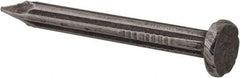 Value Collection - 9 Gauge, 1-1/2" OAL Masonry Nails - Fluted Shank, Grade 2 Steel, Uncoated - USA Tool & Supply